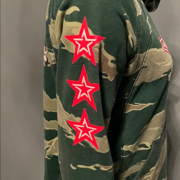 Air Jordan City of Flight Green Camo Floral Hoodie - Picture 6 of 8